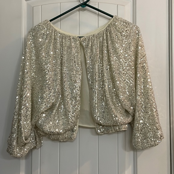 NWT sequin top ! Large my mustard seed - Picture 1 of 9